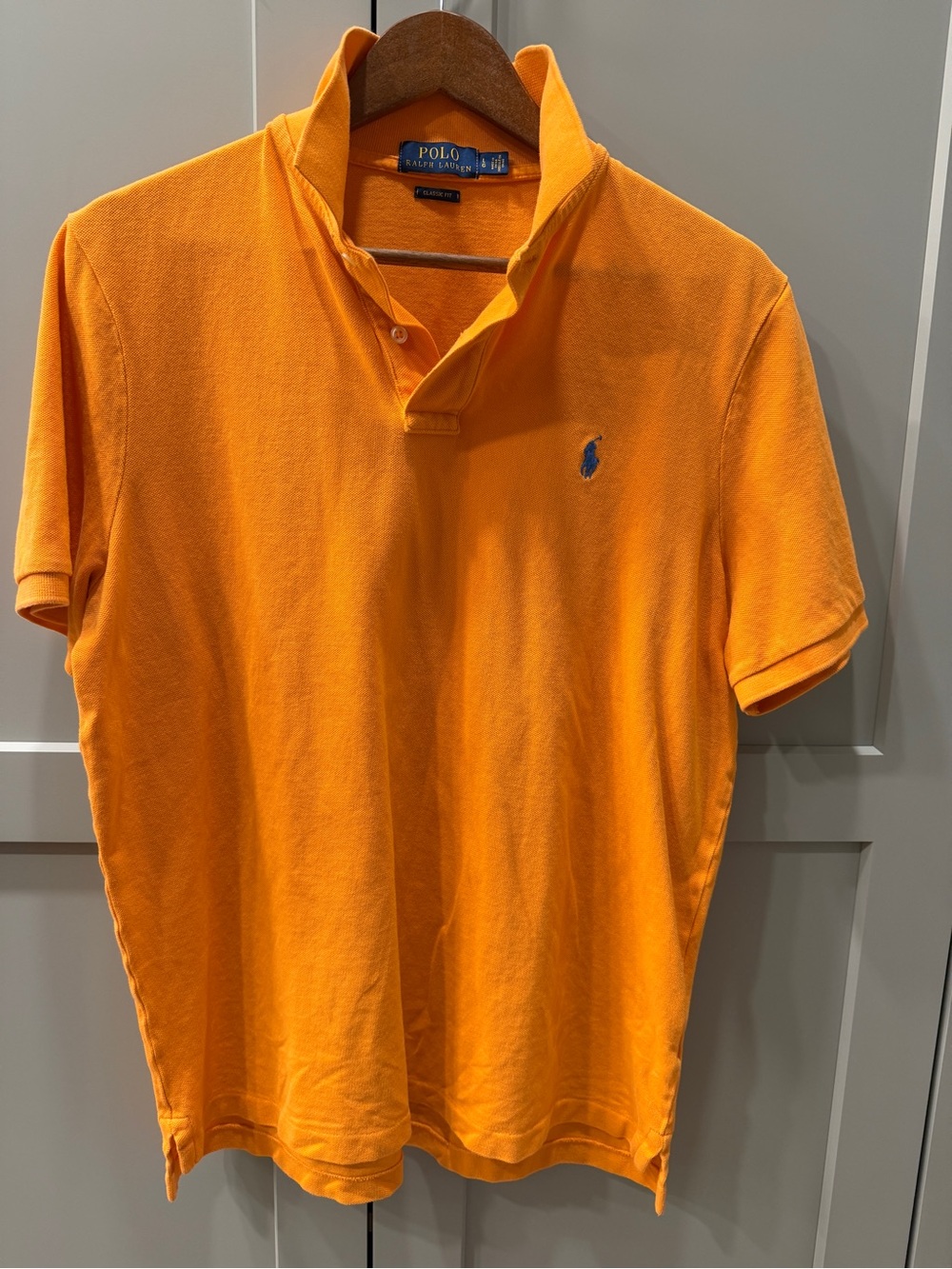 Polo by Ralph Lauren Orange Classic Polo Shirt_Large